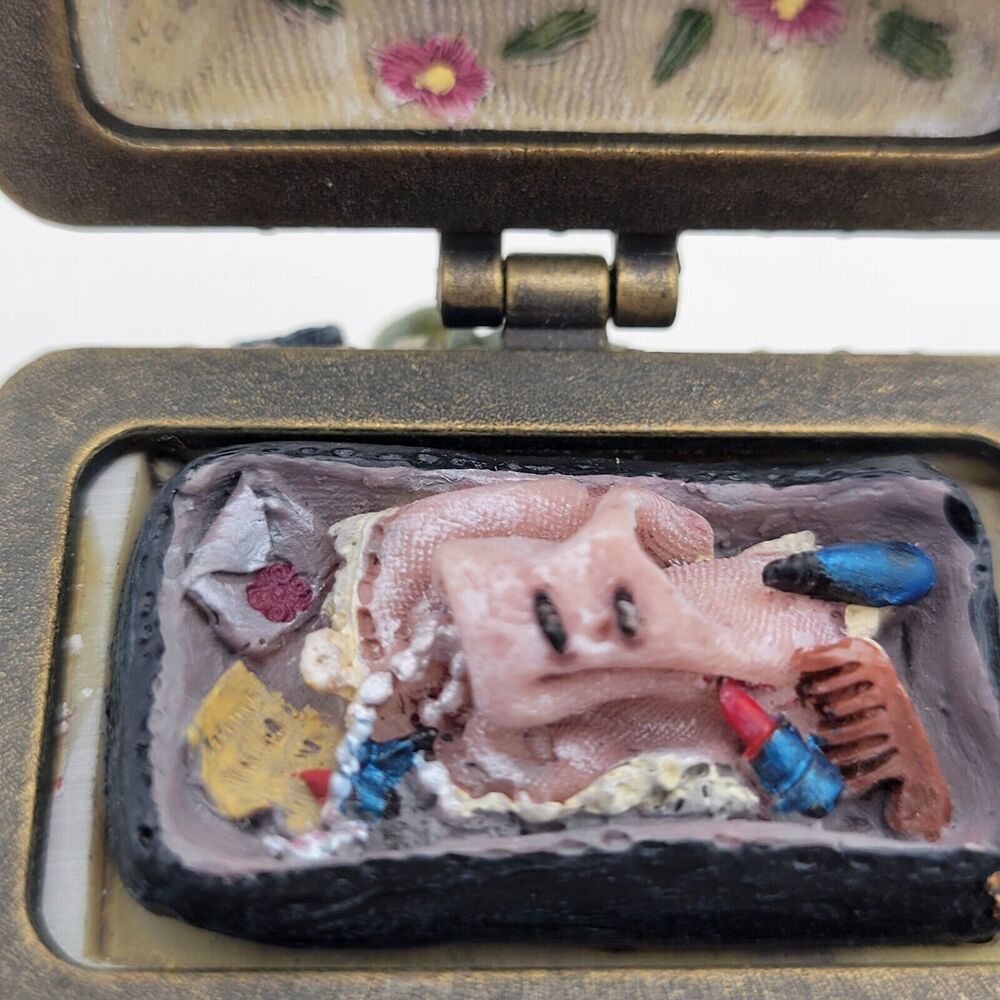 Boyds Bear trinket box Uncle Bean's treasure boxes Mary Lou's Bottomless purse - Picture 7 of 15